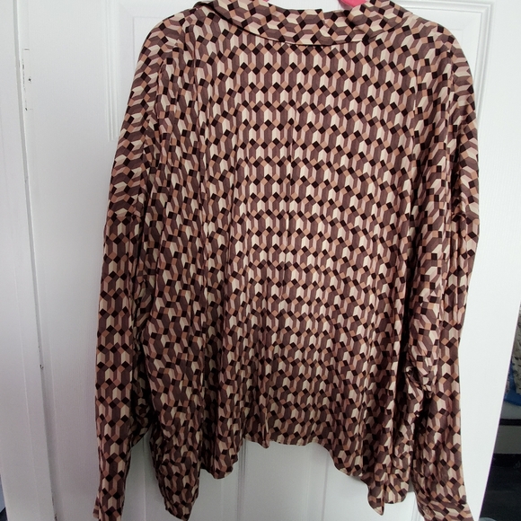 Buttoned dress blouse from Addition Elle, NWT - Picture 3 of 6